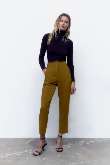 Pantalon taille haute
